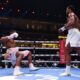 Joshua looked as sharp as ever against Ngannou (Photo Credit: Mark Robinson, Matchroom)