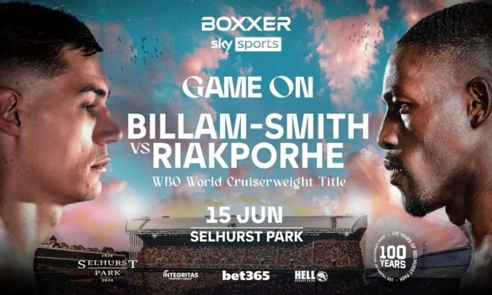 Billam-Smith vs Riakporhe set for Selhurst Park on June 15