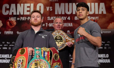 Canelo and Munguia face-to-face at Wednesday