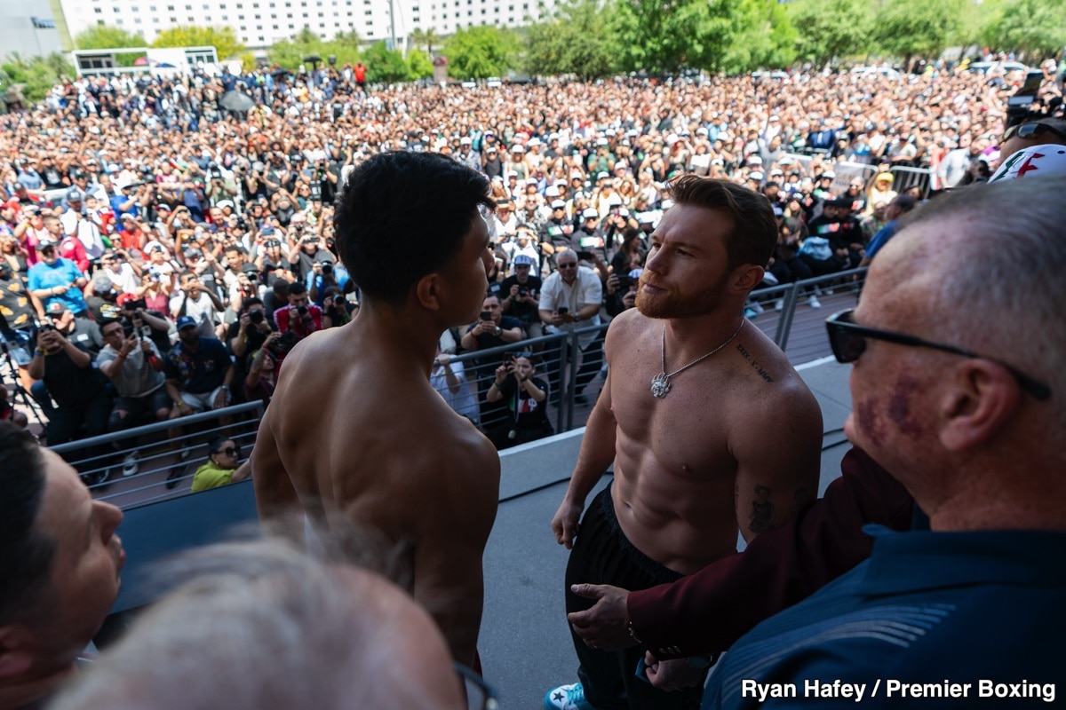 Image: Canelo vs. Munguia live on DAZN and Prime Video on May 4th in Las Vegas