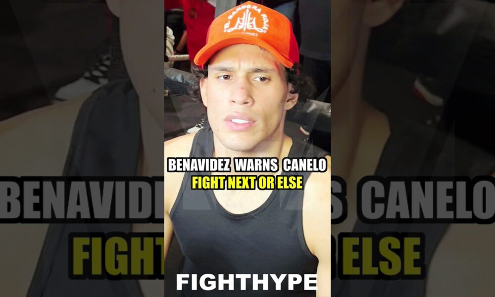 DAVID BENAVIDEZ WARNS CANELO FIGHT NEXT OR ELSE; REVEALS "EVERY WEAPON" TO TAKE HIS TITLE