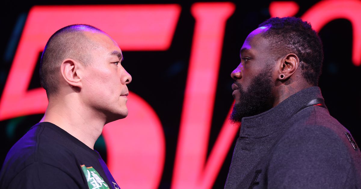 Deontay Wilder only expects a strong first half from Zhilei Zhang