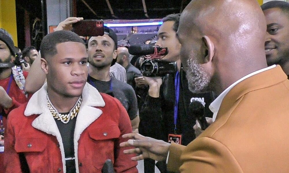 Devin Haney CONFRONTS Bernard Hopkins BACKSTAGE After Ryan Garcia WIN!