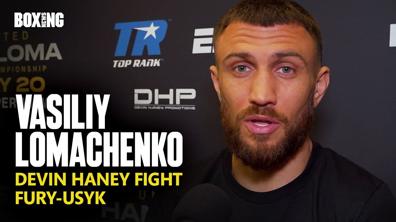 "Devin Haney Is Nervous!" - Vasiliy Lomachenko Exclusive