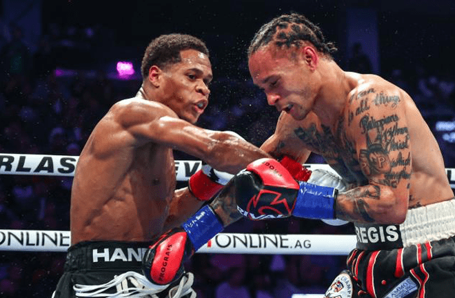 The victory saw Haney crowned WBC super lightweight world champion.Credit: Matchroom