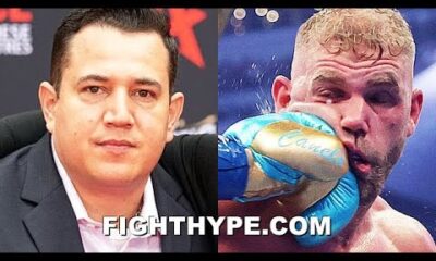 EDDY REYNOSO SENDS BJ SAUNDERS A CLASSY MESSAGE ON BEHALF OF CANELO TEAM AFTER BREAKING HIS FACE