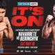 Emanuel  Navarrete vs. Denys Berinchyk on May 18, live on ESPN+