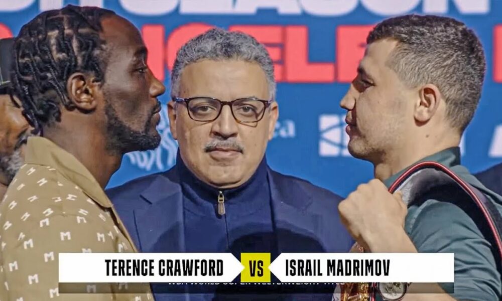 FACE OFF | Terence Crawford vs. Israil Madrimov • HEAD TO HEAD in NYC | DAZN & Matchroom Boxing