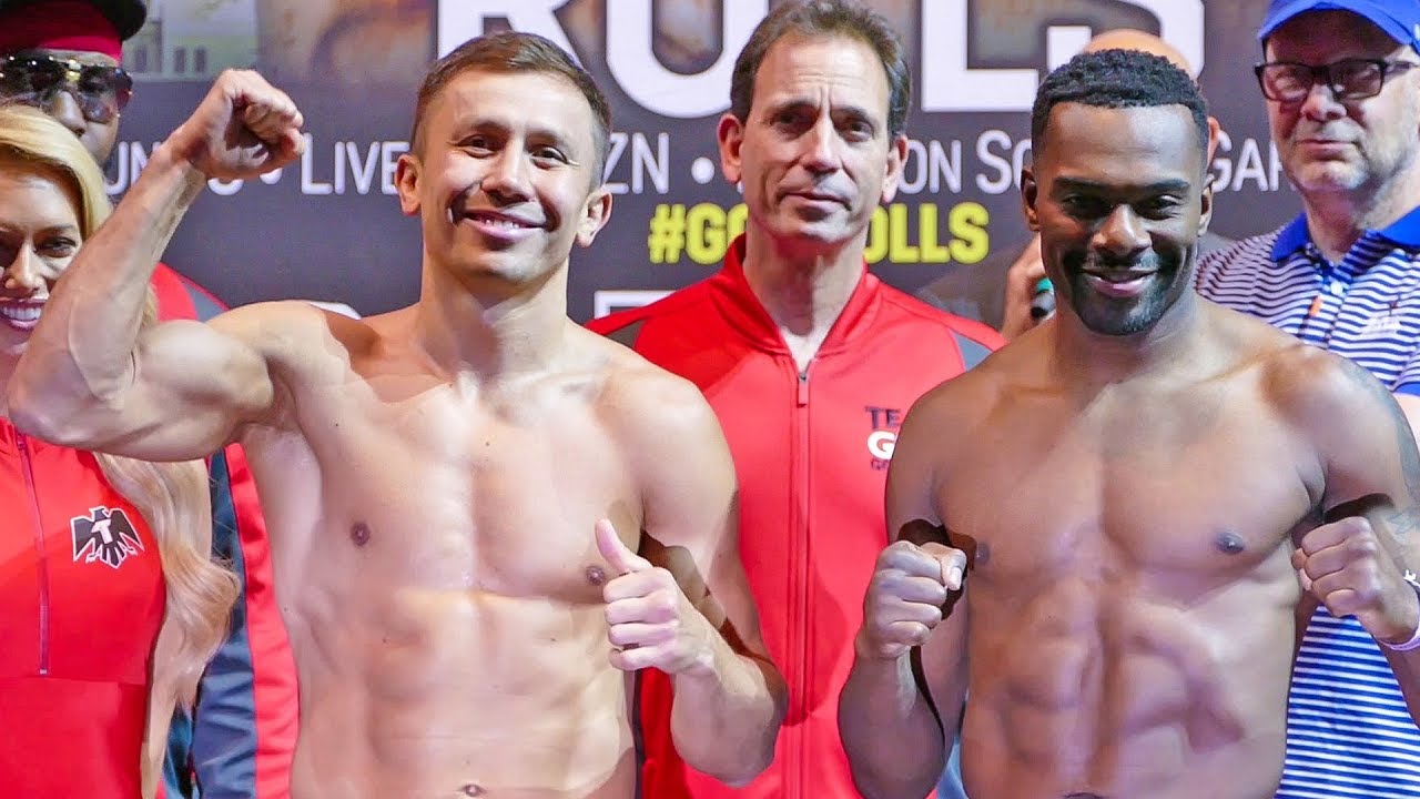 Gennady "GGG" Golovkin vs. Steve Rolls FULL WEIGH IN & FINAL FACE OFF | DAZN Boxing