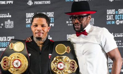 Davis is no longer signed to Mayweather Photo Credit: Sean Michael Ham/Mayweather Promotions