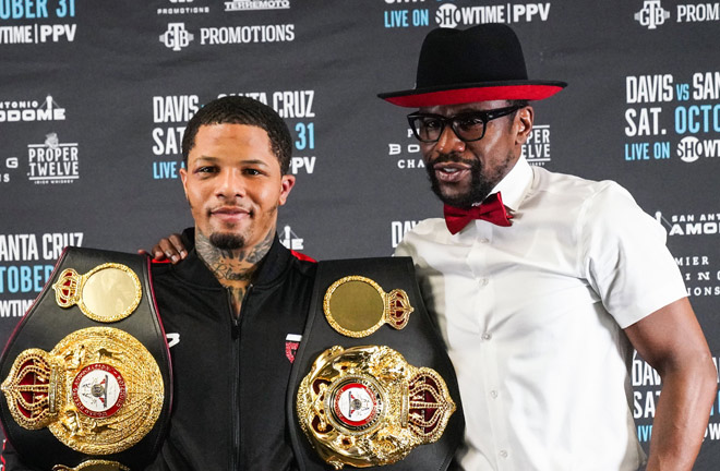 Davis is no longer signed to Mayweather Photo Credit: Sean Michael Ham/Mayweather Promotions