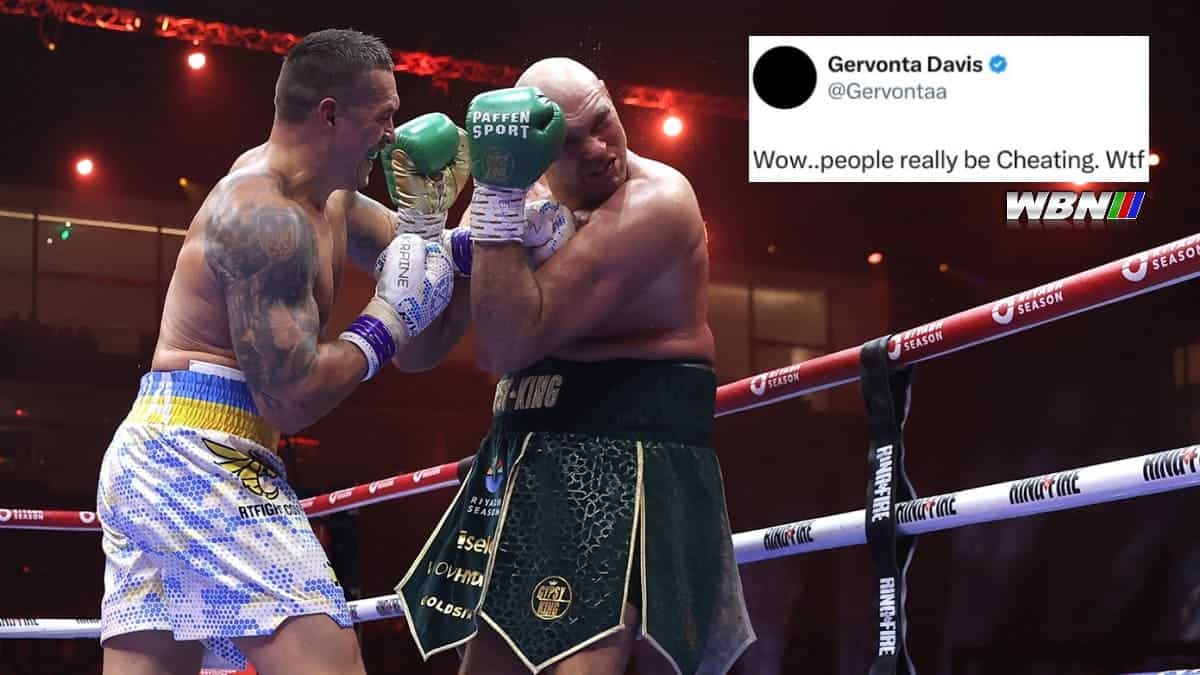 Gervonta Davis Usyk cheat