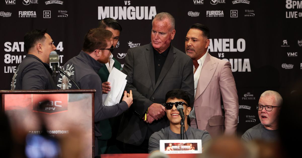 “He tried to steal money and made a hole”: Canelo on De La Hoya