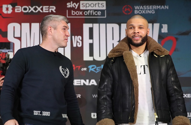 Smith dropped and stopped Eubank Jr in the fourth round in January Photo Credit: BOXXER / Lawrence Lustig