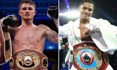 Stevenson beat Herring to become WBO super featherweight world champion on Saturday Photo Credit: Mikey Williams / Top Rank via Getty Images