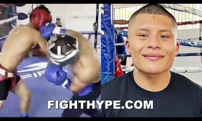 ISAAC CRUZ SPARRING & TRADING MONSTER KO BOMBS; FIRST LOOK AT TRAINING FOR YURIORKIS GAMBOA CLASH