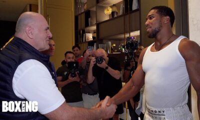 "I'm A Big Fan!" - Anthony Joshua & John Fury Cross Paths