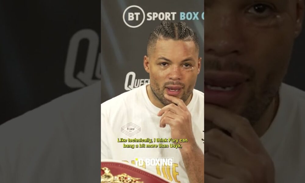 Joe Joyce Compares Tyson Fury & Oleksandr Usyk Challenges