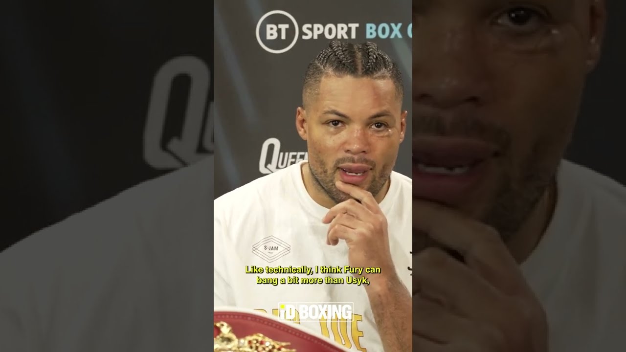 Joe Joyce Compares Tyson Fury & Oleksandr Usyk Challenges