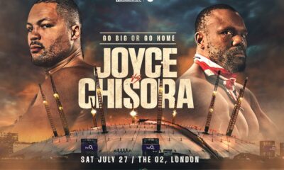 Joe Joyce Vs. Derek Chisora On July 27th, Live On TNT Sports