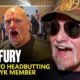 John Fury Fired Up Reacts To Headbutting Team Usyk Member