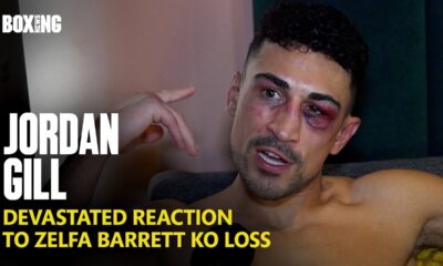 Jordan Gill Devastated Reaction To KO Loss vs Zelfa Barrett