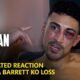 Jordan Gill Devastated Reaction To KO Loss vs Zelfa Barrett