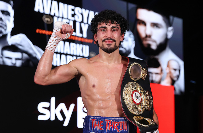 Gill suffered a nasty cut during his technical draw with Castillo Photo Credit: Mark Robinson/Matchroom Boxing