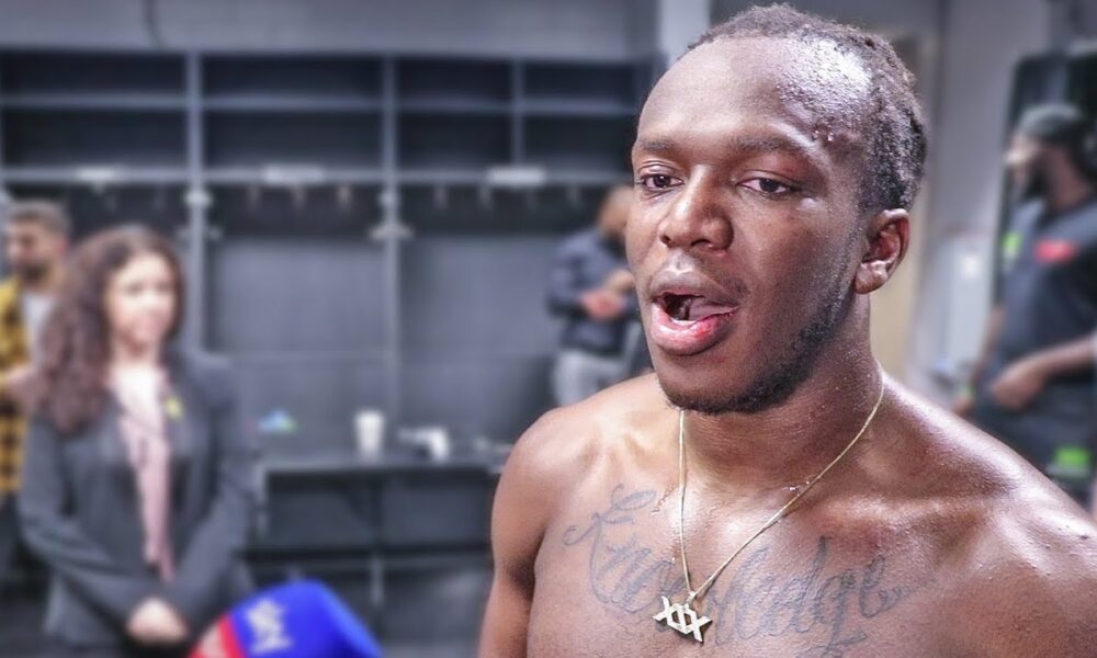 KSI - "I'M LOST FOR WORDS" - Moments after stepping into his Dressing Room after Win