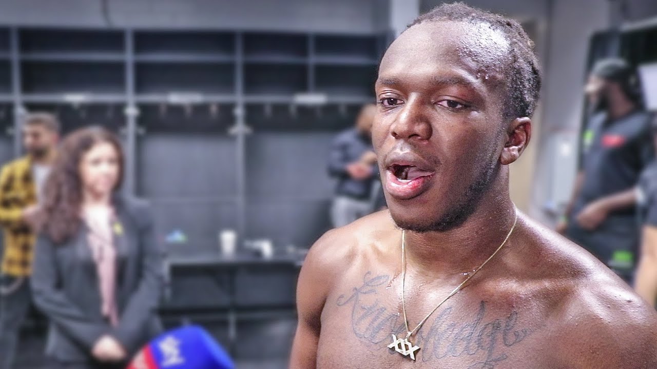 KSI - "I'M LOST FOR WORDS" - Moments after stepping into his Dressing Room after Win