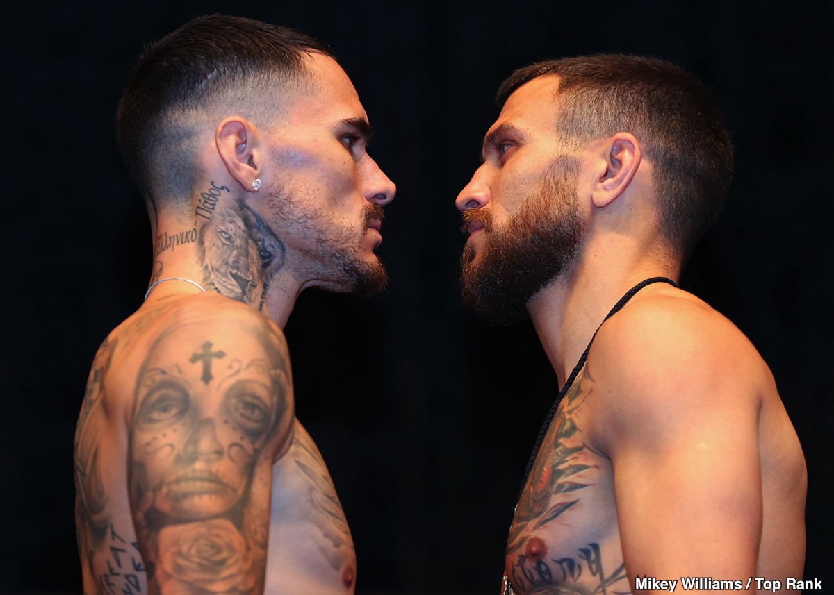 Image: Kambosos 134.25 vs. Lomachenko 134.9 - Weigh-in Results for ESPN on Saturday