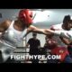 LEAKED DEVIN HANEY SPARRING GERVONTA DAVIS OPPONENT; HECTOR LUIS GARCIA GETTING TAGGED & TOUCHED