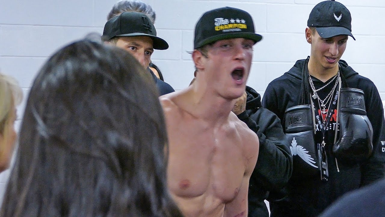 LOGAN PUAL Locker Room SPEECH After DRAW! vs KSI