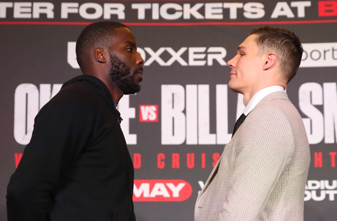 Okolie and Billam-Smith previously shared the same gym Photo Credit: @chrisbillam Instagram