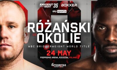 Lawrence Okolie vs. Lukasz Rozanki on May 24, Live on Sky Sports