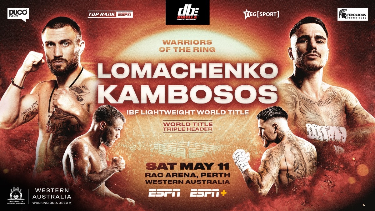 Image: Lomachenko, Kambosos Fight for Vacant IBF Lightweight Crown This Saturday