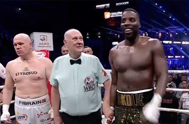 Depsite his record, Rozanski proved well below Okolie