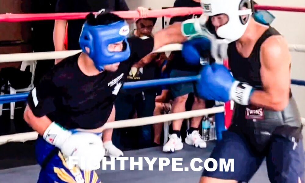 MANNY PACQUIAO SPARRING AT AGE 43; SHOWS “DOUBLE PUNCH” KO SHOT & STILL HAS ALL THE MOVES FOR DK YOO