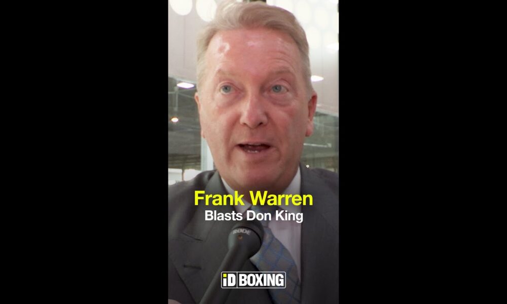 "Pay Daniel Dubois His Money!" - Frank Warren Rages At Don King #shorts