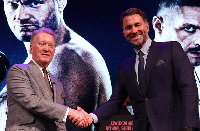 The rivalry between Hearn and Warren goes back years Photo Credit: Mark Robinson/Matchroom Boxing