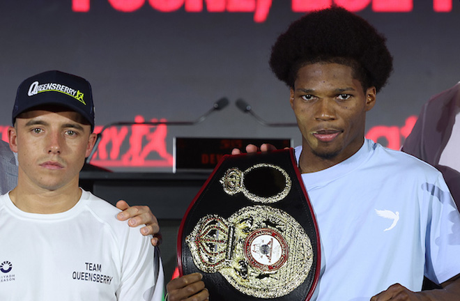 Ford won the WBA title with a dramatic last-gasp stoppage win against Kholmatov in March Photo Credit: Mikey Williams/Top Rank