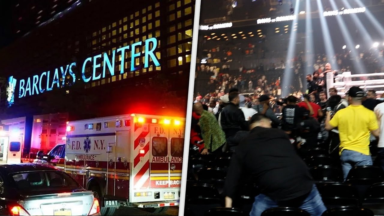 Report • MASS PANIC & INJURIES at Barclays Center • POST FIGHT 'TANK' DAVIS VS ROMERO