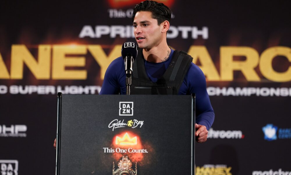 Image: Ryan Garcia Threatens Promoter Eddie Hearn: "I'm Going to Punch Him in the Face"