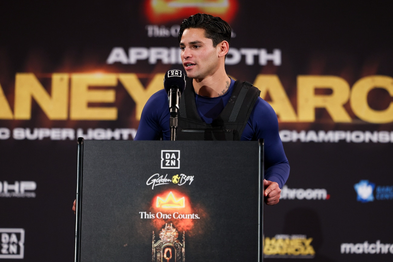 Image: Ryan Garcia Threatens Promoter Eddie Hearn: "I'm Going to Punch Him in the Face"