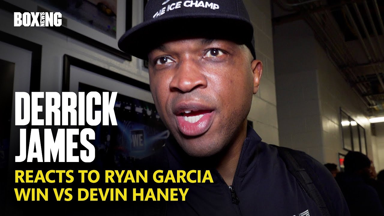 Ryan Garcia Trainer Derrick James Reacts To Win vs Devin Haney