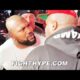 SHANNON BRIGGS & RAMPAGE JACKSON NEARLY BRAWL AGAIN AFTER BRIGGS SMACKS RAMPAGE'S HAND: "MMA SUCKS"