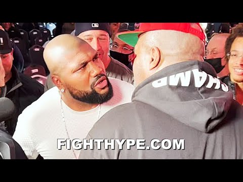 SHANNON BRIGGS & RAMPAGE JACKSON NEARLY BRAWL AGAIN AFTER BRIGGS SMACKS RAMPAGE'S HAND: "MMA SUCKS"