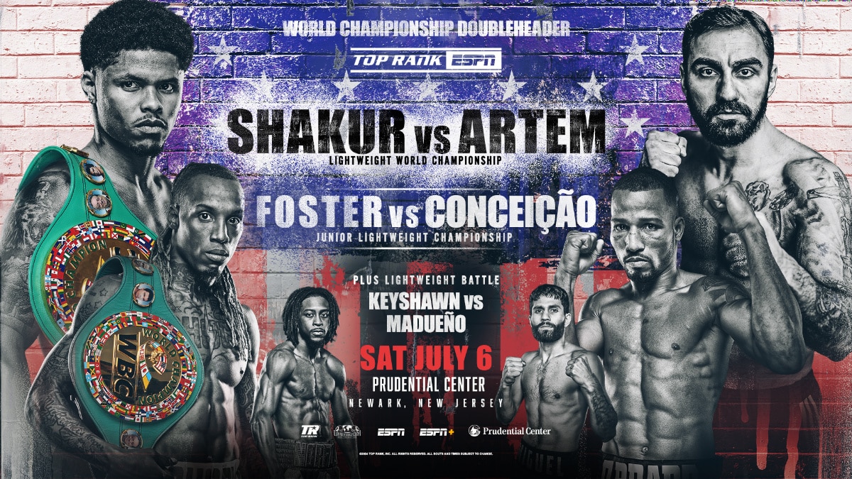 Shakur Stevenson vs. Artem on July 6th, Live on ESPN+