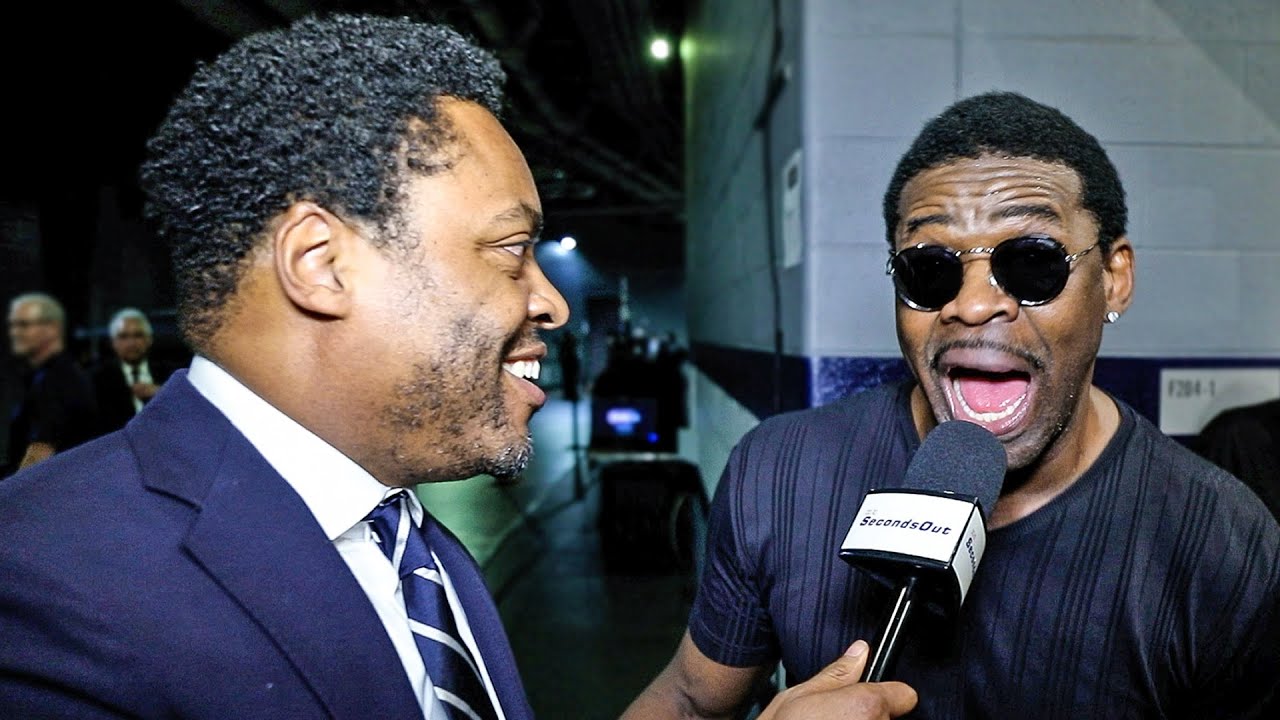 Spence TKO vs Ugas - Michael Irvin RINGSIDE “Spence is a MOTHER****ER!”