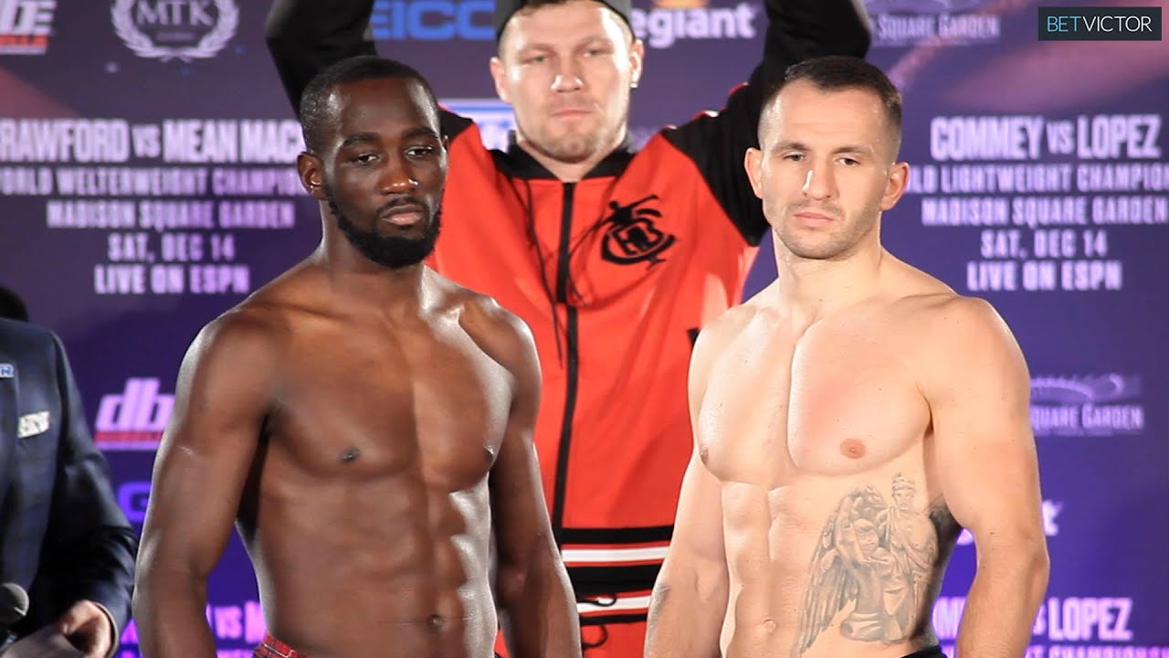 Terence Crawford vs Mean Machine - FULL WEIGH IN AND FACE OFF I TOP RANK BOXING ON ESPN